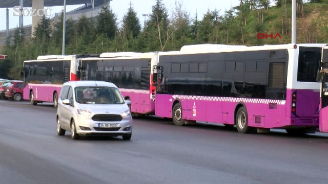 Özel Halk Otobüsü sahipleri bugün kontak kapattı!