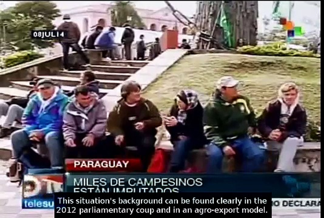 Paraguayan peasants denounce Horacio Cartes' agricultural policy
