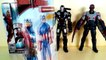 Captain america civil war Spiderman vs Iron man vs Captain America vs War machine vs Ant man hot toy
