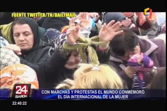 Así fueron las marchas y celebraciones por el Día de la Mujer en el mundo