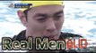 [Real men] 진짜 사나이 - Lee gyuhan gave up the training of leg pain 이규한, 다리 통증으로 인한 훈련 포기 20150531