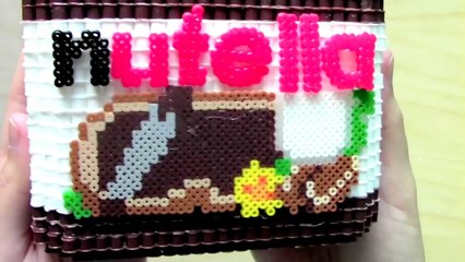 DIY 3D Perler Bead Nutella Jar/Container