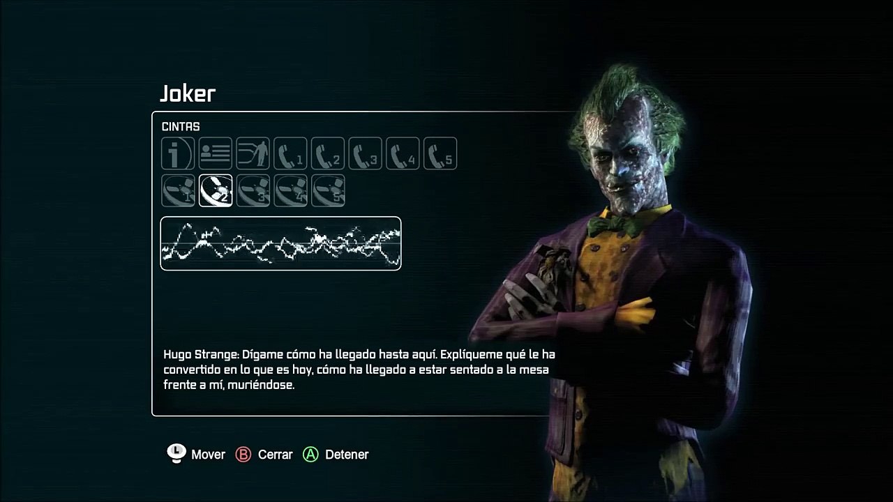 Batman Arkham City - Llamadas y grabaciones : Joker