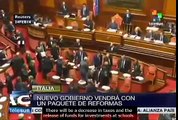 Renzi wins Italian senate backing for his coalition government