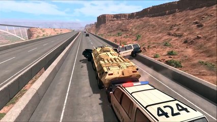 Tanks vs. Police | BeamNG.drive