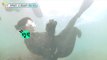 [My Young Tutor] 띠동갑내기 과외하기 16회 - Lee Tai-im's first haenyeo swim  바다에서 첫 물질에 도전하는 이태임!   20150226