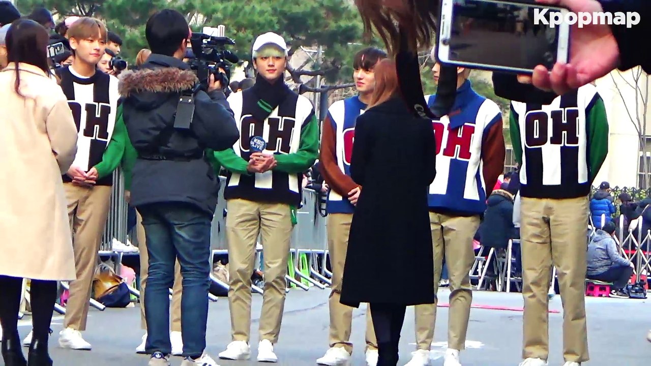 180309 SF9 (에스에프나인) arriving at Music Bank @Kpopmap