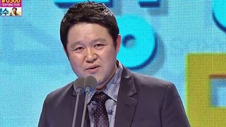 2014 MBC 방송연예대상 - Kim Gu-ra Award Speech '공황장애'회복 김구라 특별상 수상 20141229