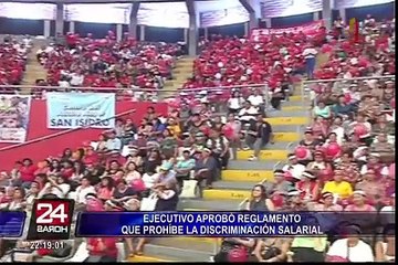 Ejecutivo aprobó reglamento que prohíbe la discriminación salarial