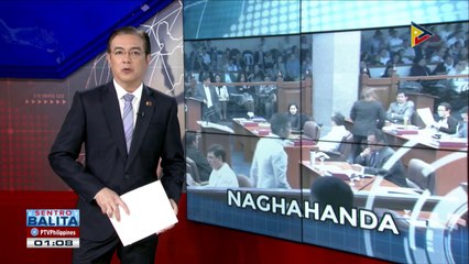 #SentroBalita: Mga senador, naghahanda na sa impeachment trial ni Sereno