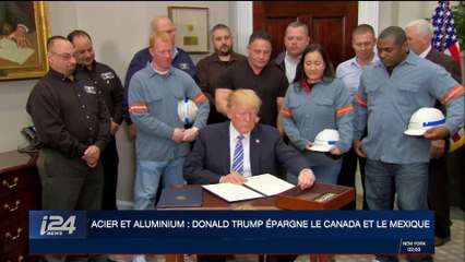 Acier et aluminium : Donald Trump épargne le Canada et le Mexique