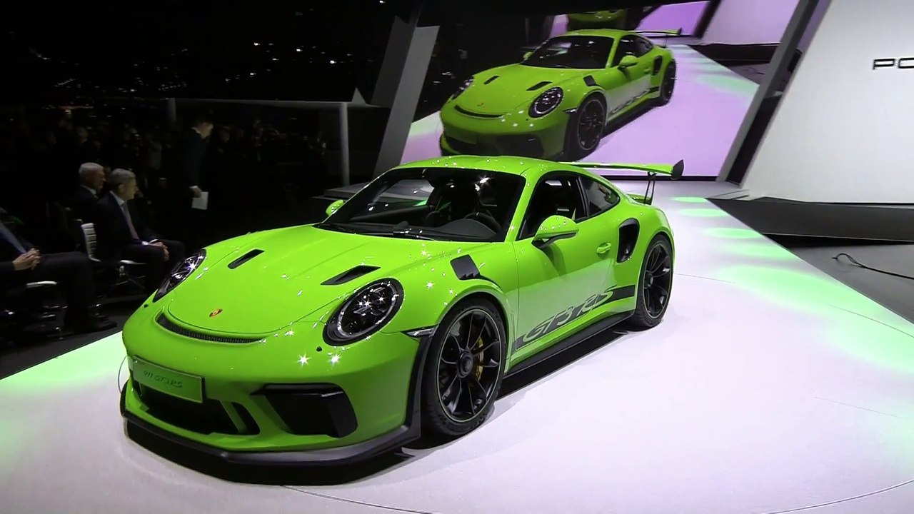 Presentation Porsche 911 GT3 RS - Speech Oliver Blume at 2018 Geneva Motor Show