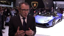 Geneva Motor Show 2018 Press Day - Interview with Stefano Domenicali, Lamborghini