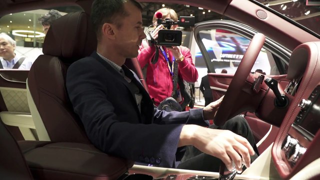 Bentley presented the new Bentayga at the 2018 Geneva International Motor Show