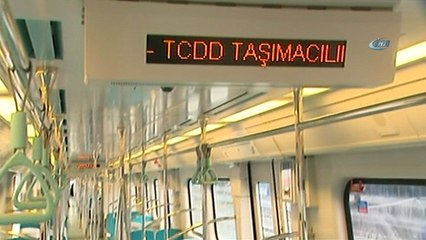 Ulaştırma Bakanı Ahmet Arslan, Başkentray'ın test sürüşünü yaptı