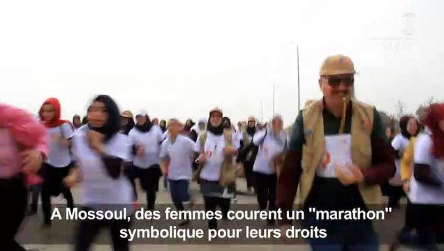 A Mossoul, des femmes courent un marathon pour leurs droits