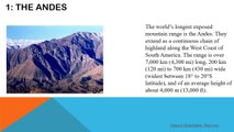 Longest Mountain Ranges in World by Majed Abdeljaber Attorney
