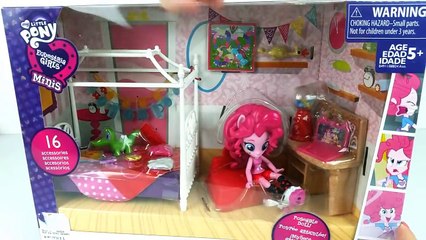 Descargar video: MY LITTLE PONY FESTA DO PIJAMA PINKIE PIE SLUMBER PARTY PLAYSET with Equestria Girls Minis Dolls