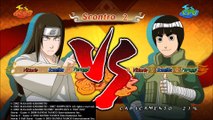 Neji VS Rock Lee - Naruto Ultimate Ninja Storm 2 #Ps4