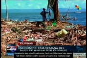 The crisis continues in Philippines one week on from typhoon