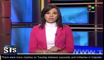 Colombian peasants' strike continues
