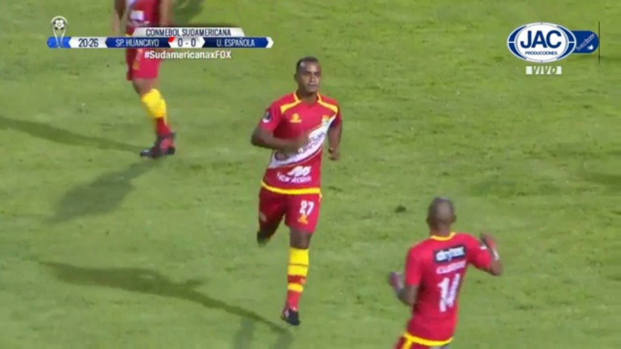 Sport Huancayo vs U. Espanola  3-0 (Copa Sudamericana) 9/3/2018