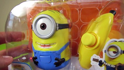 NEW MINIONS BOB STUART FUNNY TALKING LIGHT UP SPINNING TOYS MINION MOVIE new