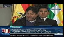 International air traffic regulations were violated: Bolivia