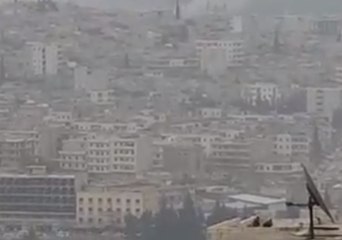 Smoke Rises After Deadly Strikes at Southern Edge of Afrin City
