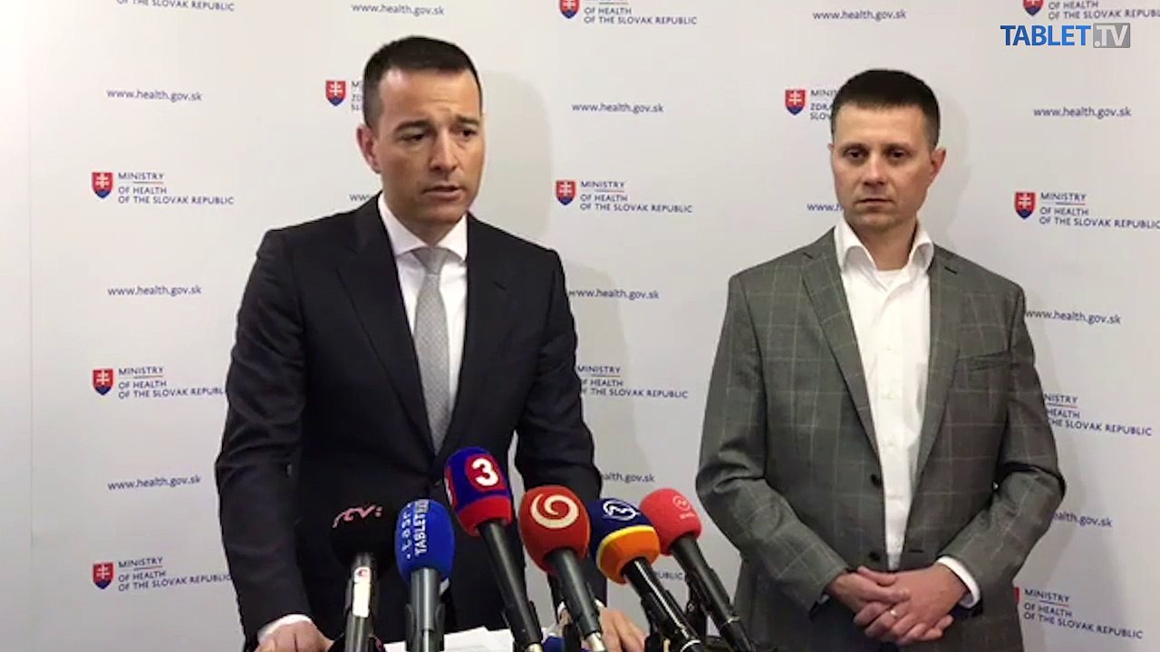 ZÁZNAM: Brífing ministra zdravotníctva SR Tomáša Druckera