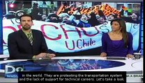 Chilean students protest inequality in educational system