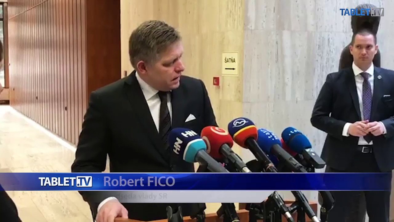 ZÁZNAM: Vyhlásenie predsedu vlády SR Roberta Fica