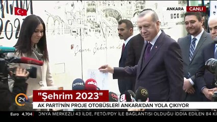 Cumhurbaşkanı Erdoğan "Şehrim 2023" projesinin startını verdi "Türkiye'de bir ilk olacak"