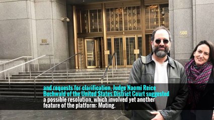 Judge Floats Idea to Settle @realDonaldTrump Twitter Blocking Case