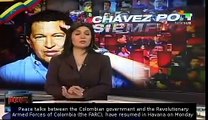 Colombia-FARC peace talks resume activities in Havana