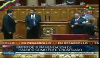 Nicolas Maduro sworn in as Venezuelan acting president