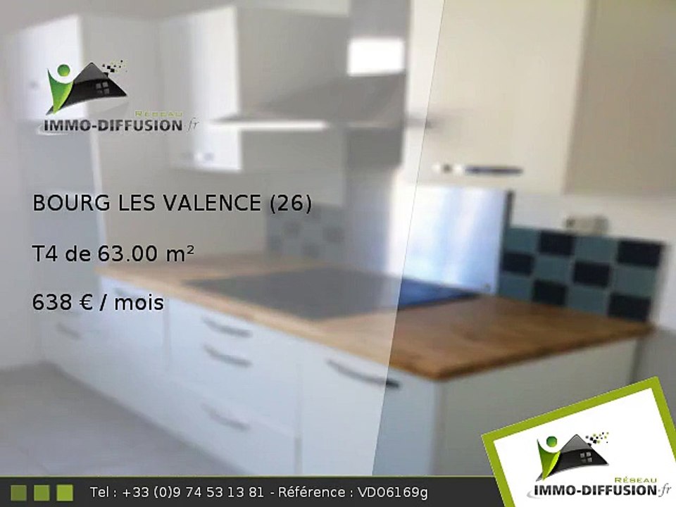 T4 63.00m2 A louer sur Bourg les valence - 638 Euros/mois