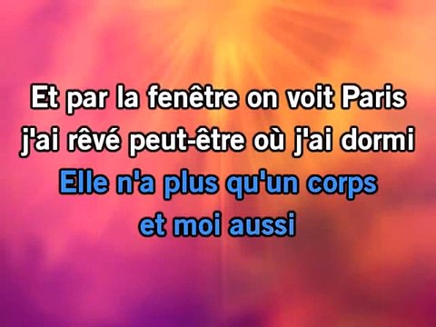 Karaoké - Pierre Bachelet - Marionnettiste