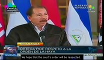 Ortega says Hague ruling must be respected