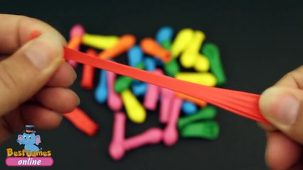 Learn Rainbow Colours with Balloons!!! Fun Learning Colors Video for Children!
