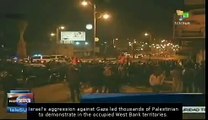 Protests in the West Bank Against Israeli Attacks on Gaza