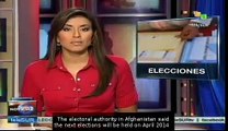 Afghanistan to hold elections in 2014