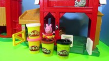 PEPPA PIG [Nickelodeon] Goes To A Farm PLAY-DOH ANIMALS How To Make Play-Doh Animals PARODY