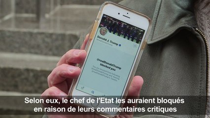 Trump peut-il bloquer ses critiques sur Twitter? Pas si sûr...