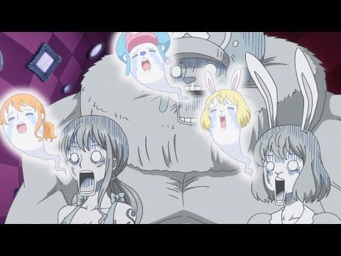 Brook & Big Mom Sleeping, Nami, Chopper, Carrot, Pedro, Jimbei Try To Save Brook From Big Mom