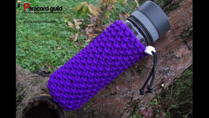 How to make a paracord bottle wrap- the chain sinnet