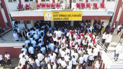 Osmaniyeli öğrencilerden Afrin’e kareografili destek