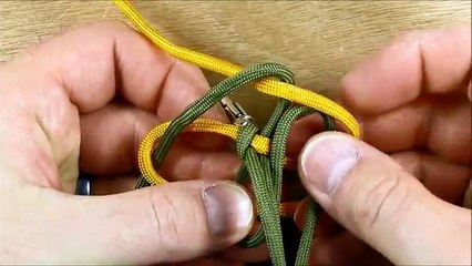 How to make a 4 Strand Crown Braid ID Lanyard Tutorial (Paracord 101)