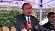 Çorum’da Afrin şehitleri için kurban kesilerek mevlit okutuldu