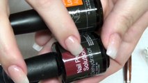Glittery Baby Boomer Acrylic Nails | ombre | gradient | fill | Beanana711